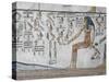 Egypt, Thebes, Luxor, Valley of the Kings, Close-Up of Mural Paintings-null-Stretched Canvas