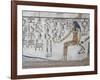 Egypt, Thebes, Luxor, Valley of the Kings, Close-Up of Mural Paintings-null-Framed Giclee Print