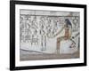 Egypt, Thebes, Luxor, Valley of the Kings, Close-Up of Mural Paintings-null-Framed Giclee Print