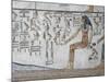 Egypt, Thebes, Luxor, Valley of the Kings, Close-Up of Mural Paintings-null-Mounted Giclee Print