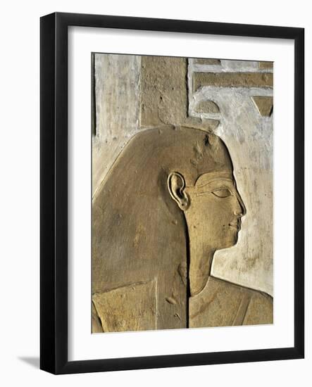 Egypt, Thebes, Luxor, Valley of the Kings, Close-Up of Relief in Corridor Representing Nephthys-null-Framed Giclee Print