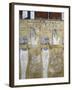 Egypt, Thebes, Luxor, Valley of the Kings, Detail of Mural Paintings in Main Hall of Tomb of Seti I-null-Framed Giclee Print