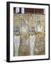 Egypt, Thebes, Luxor, Valley of the Kings, Detail of Mural Paintings in Main Hall of Tomb of Seti I-null-Framed Giclee Print