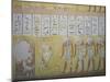 Egypt, Thebes, Luxor, Valley of the Kings, Mural Painting in Tomb of Ramses IV-null-Mounted Giclee Print