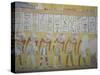 Egypt, Thebes, Luxor, Valley of the Kings, Mural Painting in Tomb of Ramses IV-null-Stretched Canvas