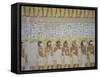 Egypt, Thebes, Luxor, Valley of the Kings, Mural Painting in Tomb of Ramses IV-null-Framed Stretched Canvas