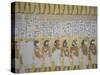 Egypt, Thebes, Luxor, Valley of the Kings, Mural Painting in Tomb of Ramses IV-null-Stretched Canvas