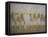 Egypt, Thebes, Luxor, Valley of the Kings, Mural Painting in Tomb of Ramses IV-null-Framed Stretched Canvas