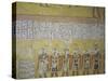 Egypt, Thebes, Luxor, Valley of the Kings, Mural Painting in Tomb of Ramses IV-null-Stretched Canvas