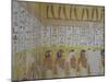 Egypt, Thebes, Luxor, Valley of the Kings, Mural Painting in Tomb of Ramses IV-null-Mounted Giclee Print