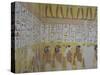 Egypt, Thebes, Luxor, Valley of the Kings, Mural Painting in Tomb of Ramses IV-null-Stretched Canvas