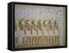 Egypt, Thebes, Luxor, Valley of the Kings, Mural Painting in Tomb of Ramses IV-null-Framed Stretched Canvas