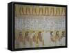 Egypt, Thebes, Luxor, Valley of the Kings, Mural Painting in Tomb of Ramses IV-null-Framed Stretched Canvas