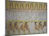 Egypt, Thebes, Luxor, Valley of the Kings, Mural Painting in Tomb of Ramses IV-null-Mounted Giclee Print