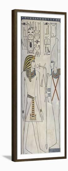 Egypt, Thebes, Luxor, Valley of the Kings, Mural Paintings, Burial Chamber, Tomb of Amenhotep II-null-Framed Giclee Print