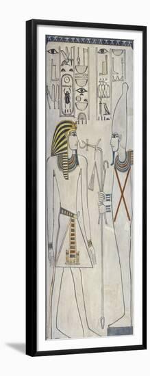 Egypt, Thebes, Luxor, Valley of the Kings, Mural Paintings, Burial Chamber, Tomb of Amenhotep II-null-Framed Giclee Print