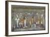 Egypt, Thebes, Luxor, Valley of the Kings, Mural Paintings, Burial Chamber, Tomb of Horemheb-null-Framed Giclee Print