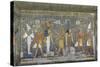 Egypt, Thebes, Luxor, Valley of the Kings, Mural Paintings, Burial Chamber, Tomb of Horemheb-null-Stretched Canvas