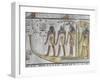 Egypt, Thebes, Luxor, Valley of the Kings, Mural Paintings, Side Chamber, Tomb of Seti I-null-Framed Giclee Print