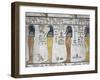 Egypt, Thebes, Luxor, Valley of the Kings, Mural Paintings, Side Chamber, Tomb of Seti I-null-Framed Giclee Print