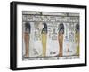 Egypt, Thebes, Luxor, Valley of the Kings, Mural Paintings, Side Chamber, Tomb of Seti I-null-Framed Giclee Print