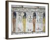 Egypt, Thebes, Luxor, Valley of the Kings, Mural Paintings, Side Chamber, Tomb of Seti I-null-Framed Giclee Print