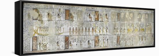 Egypt, Thebes, Luxor, Valley of the Kings, Mural Paintings, Side Chamber, Tomb of Seti I-null-Framed Stretched Canvas