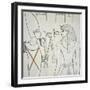 Egypt, Thebes, Luxor, Valley of the Kings, Tomb of Amenhotep II, Close Up of Osiris and Pharaoh-null-Framed Giclee Print