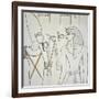 Egypt, Thebes, Luxor, Valley of the Kings, Tomb of Amenhotep II, Close Up of Osiris and Pharaoh-null-Framed Giclee Print