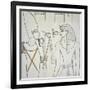 Egypt, Thebes, Luxor, Valley of the Kings, Tomb of Amenhotep II, Close Up of Osiris and Pharaoh-null-Framed Giclee Print