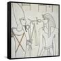 Egypt, Thebes, Luxor, Valley of the Kings, Tomb of Amenhotep II, Close Up of Osiris and Pharaoh-null-Framed Stretched Canvas