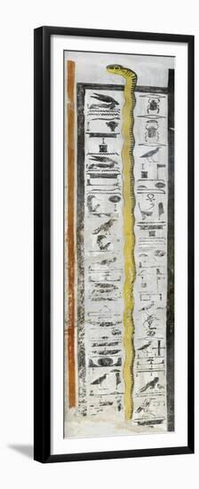 Egypt, Thebes, Luxor, Valley of the Kings, Tomb of Horemheb, Burial Chamber-null-Framed Premium Giclee Print