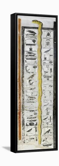 Egypt, Thebes, Luxor, Valley of the Kings, Tomb of Horemheb, Burial Chamber-null-Framed Stretched Canvas