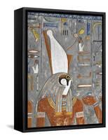 Egypt, Thebes, Luxor, Valley of the Kings, Tomb of Horemheb, Mural Painting of Harsiesis-null-Framed Stretched Canvas