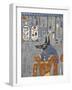 Egypt, Thebes, Luxor, Valley of the Kings, Tomb of Horemheb, Vestibule, Mural Paintings, Anubis-null-Framed Giclee Print