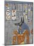 Egypt, Thebes, Luxor, Valley of the Kings, Tomb of Horemheb, Vestibule, Mural Paintings, Anubis-null-Mounted Giclee Print