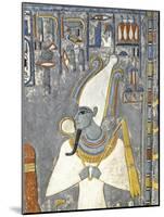 Egypt, Thebes, Luxor, Valley of the Kings, Tomb of Horemheb, Vestibule, Mural Paintings, Osiris-null-Mounted Giclee Print