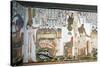 Egypt, Thebes, Luxor, Valley of the Kings, Tomb of Nefertari. Vestibule. Mural Paintings-null-Stretched Canvas