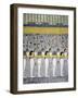 Egypt, Thebes, Luxor, Valley of the Kings, Tomb of Ramses I, Mural Paintings in Burial Chamber-null-Framed Giclee Print