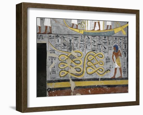 Egypt, Thebes, Luxor, Valley of the Kings, Tomb of Ramses I-null-Framed Giclee Print