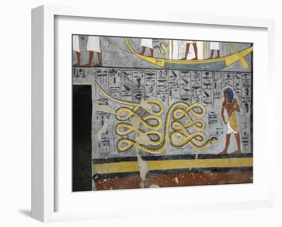 Egypt, Thebes, Luxor, Valley of the Kings, Tomb of Ramses I-null-Framed Giclee Print