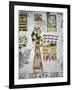 Egypt, Thebes, Luxor, Valley of the Kings, Tomb of Ramses III, Mural Painting of Ritual Offerings-null-Framed Giclee Print