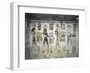 Egypt, Thebes, Luxor, Valley of the Kings, Tomb of Ramses III, Mural Painting of Ritual Offerings-null-Framed Giclee Print