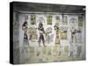 Egypt, Thebes, Luxor, Valley of the Kings, Tomb of Ramses III, Mural Painting of Ritual Offerings-null-Stretched Canvas