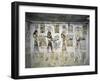 Egypt, Thebes, Luxor, Valley of the Kings, Tomb of Ramses III, Mural Painting of Ritual Offerings-null-Framed Giclee Print