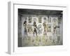 Egypt, Thebes, Luxor, Valley of the Kings, Tomb of Ramses III, Mural Painting of Ritual Offerings-null-Framed Giclee Print