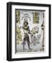 Egypt, Thebes, Luxor, Valley of the Kings, Tomb of Ramses III, Mural Painting of Ritual Offerings-null-Framed Giclee Print