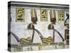 Egypt, Thebes, Luxor, Valley of the Kings, Tomb of Ramses III, Mural Painting of Serpent Kings-null-Stretched Canvas