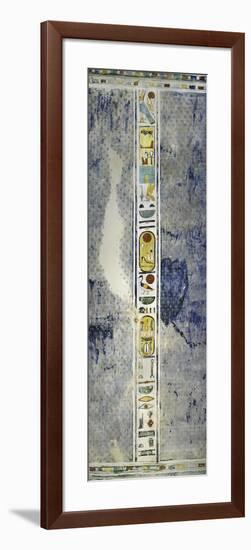 Egypt, Thebes, Luxor, Valley of the Kings, Tomb of Ramses Iv, Mural Paintings on Ceiling-null-Framed Giclee Print