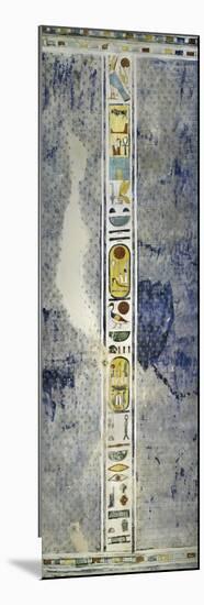 Egypt, Thebes, Luxor, Valley of the Kings, Tomb of Ramses Iv, Mural Paintings on Ceiling-null-Mounted Giclee Print